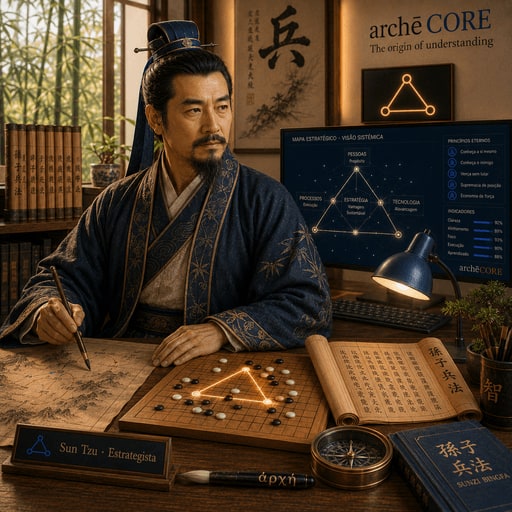 Retrato institucional de Sun Tzu
